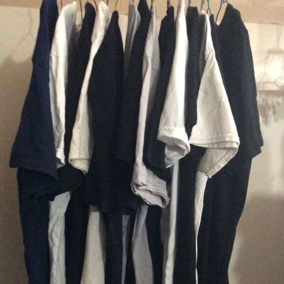 15 Used Men's T Shirts M&L For Work - Picture 1 of 8